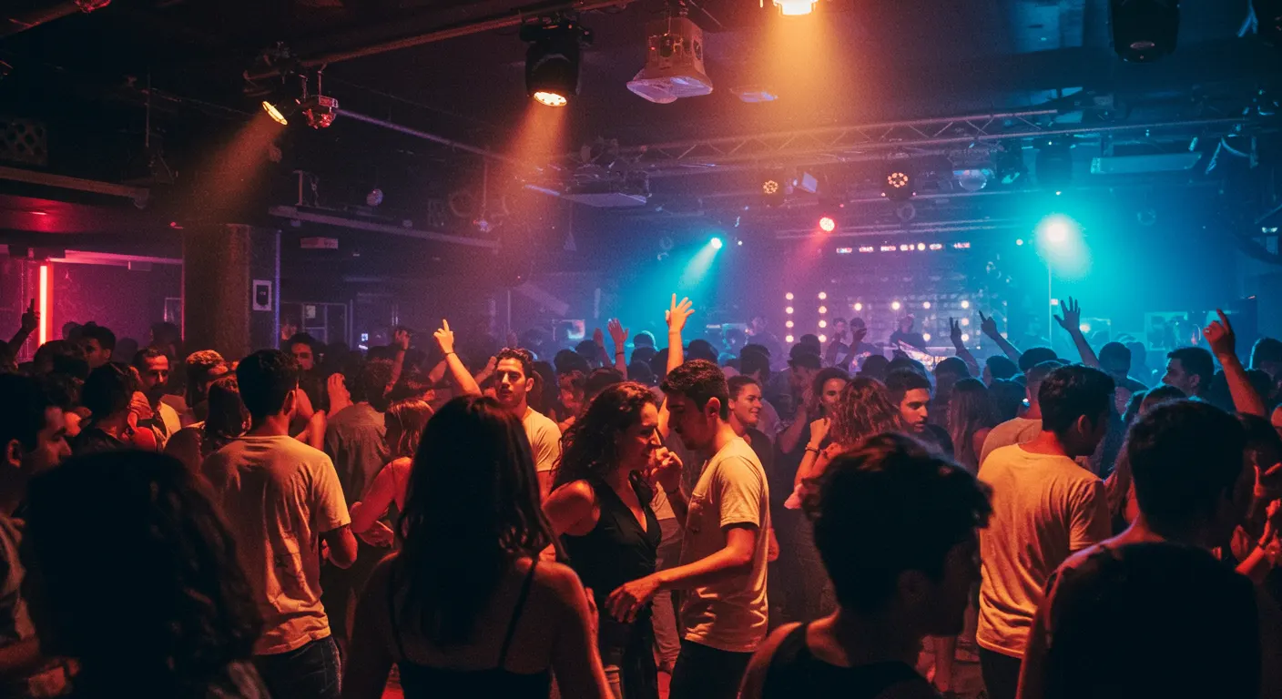 Latin dance and nightlife atmosphere in Tenerife.