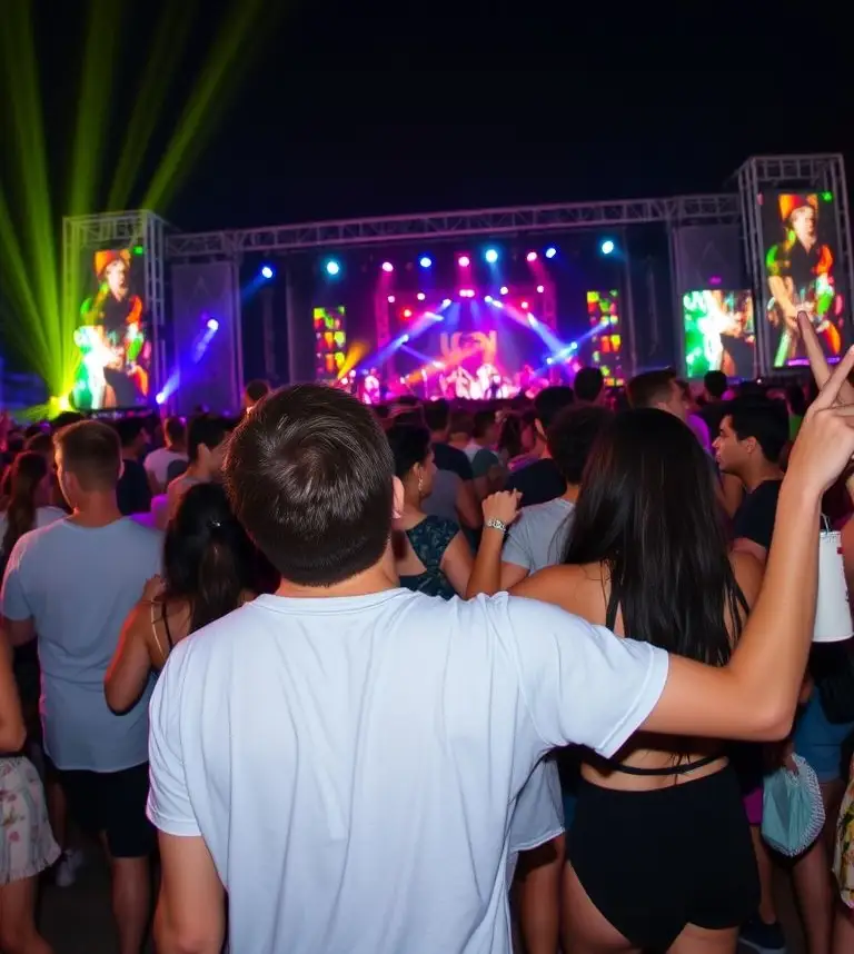 Poster-style image for a Tenerife music festival.