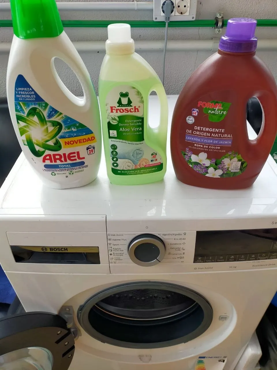 Washing machine and dryer available for all residents.
